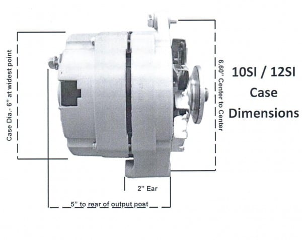 Gm Alternator Picture Dimensions Specifications