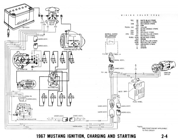 Ford Alternator Regulator Wiring Diagram