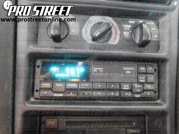 1994 Ford Mustang Radio Wiring Diagram