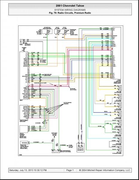2003 Chevy Silverado Radio Wiring Diagram
