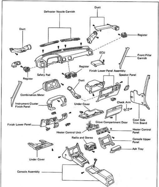 2003 Toyota Sequoia Parts Diagram
