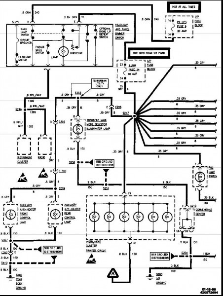 1996 Chevy Blazer Radio Wiring Diagram