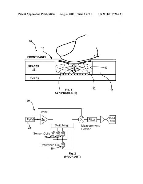 Inductive Touch Key Switch System, Assembly And Circuit