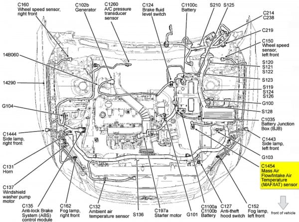 2000 Ford Focus Parts Diagram