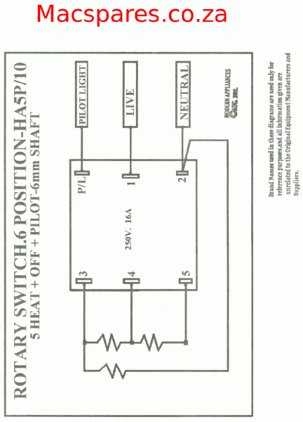 2 Position Rotary Switch Wiring Diagram