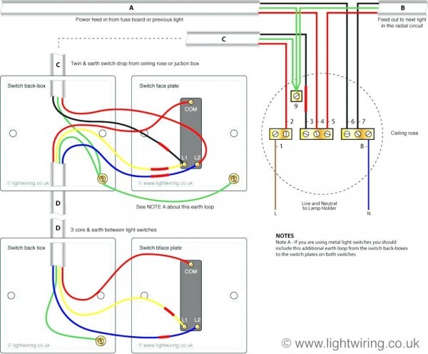 2 Way Dimmer Switch Wiring Diagram