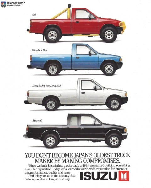 1988 Isuzu Pickup For Usa