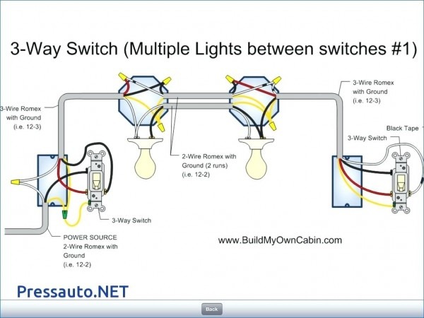 3 Way Switch Wiring Diagram Multiple Lights