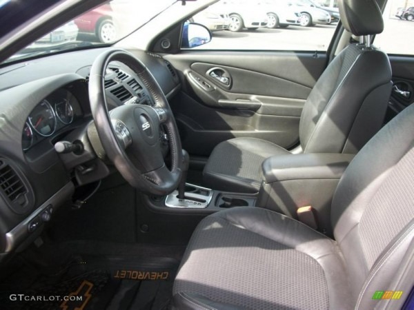 Ebony Black Interior 2006 Chevrolet Malibu Ss Sedan Photo