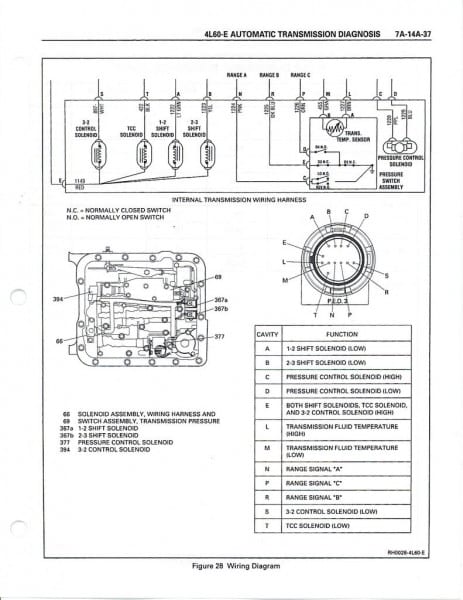 4l60e Wiring Harness Diagram
