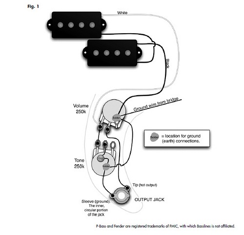 Fender Precision Wiring Diagram