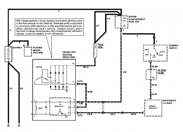 Wiring Diagram Internal Regulator Alternator