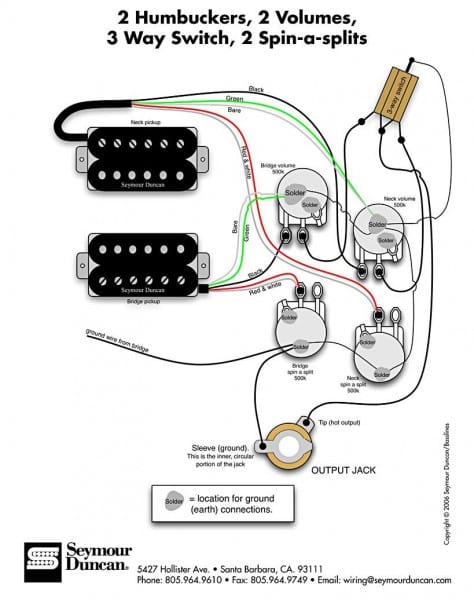 Seymour Duncan Wiring Diagram