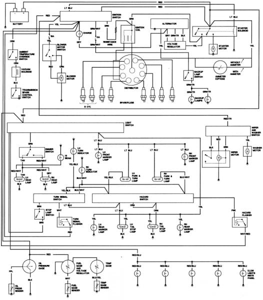 Car Electrical Wiring Wiper Motor Wiring Diagram For J10 For Cj5