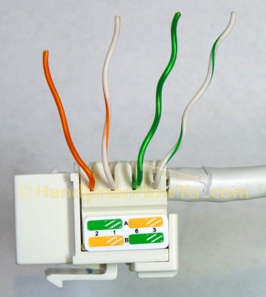 How To Wire A Cat6 Rj45 Ethernet Jack