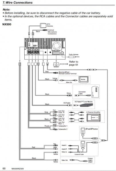 Clarion Nz500 Wiring Diagram Wire Throughout At Clarion Nz500