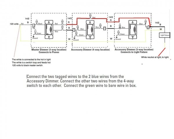 Cooper 4 Way Switch Wiring Diagram