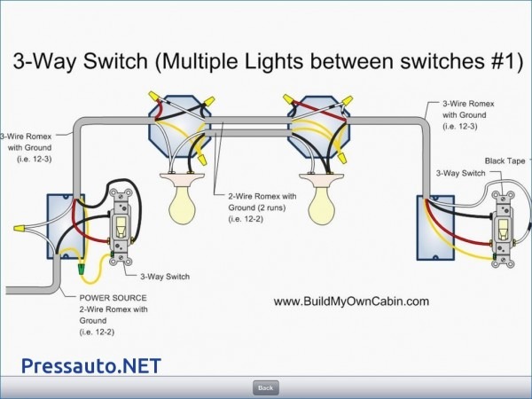 Wiring Diagram Multiple Lights 3 Way Switch