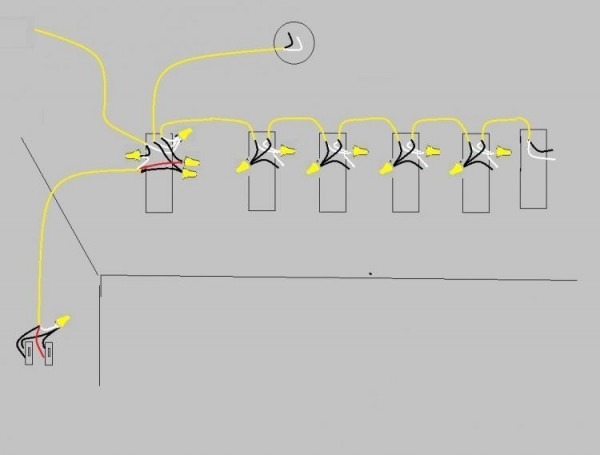 Wiring Multiple Lights To One Switch Diagram