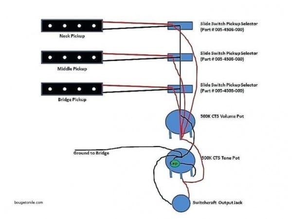 Fender Squire J Bass Wiring Diagram