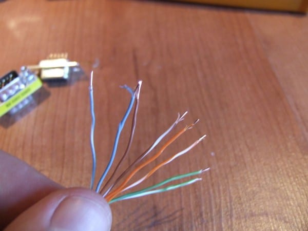 Make Your Own Vga Cord Of Cat5 Cable!  4 Steps