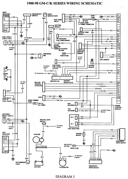 2001 Gmc Sonoma Parts Diagram