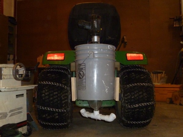 Electric Sand Or Salt Spreader For Your Truck Or Tractor From Junk