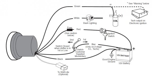 Autometer Tachometer Wiring Instructions