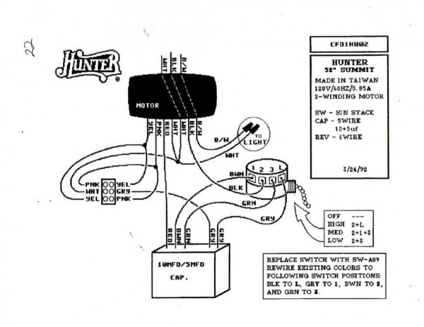 Hampton Bay Ceiling Fan Switch Wiring Diagram New For Light And