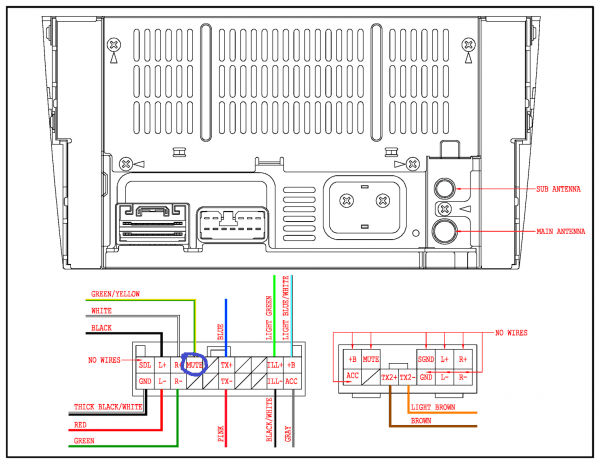 Head Unit Wiring Diagram