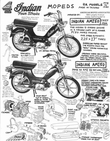 Indian Parts Â« Myrons Mopeds