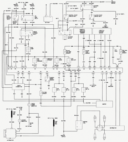92 Toyota Pickup Wiring Diagram