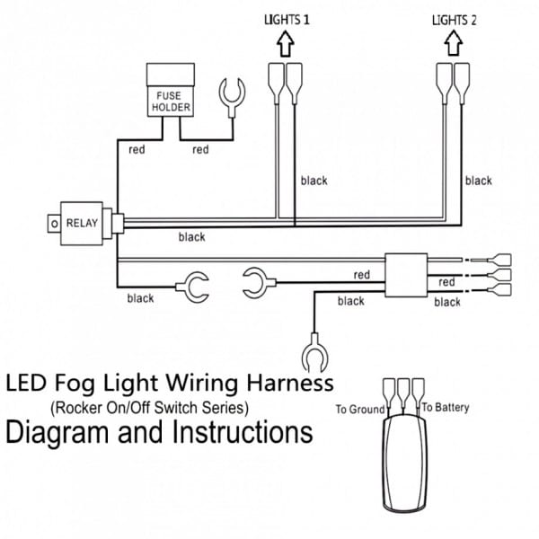 Led Driving Light Wiring Diagram