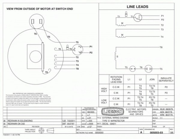 Leeson Wiring Diagrams