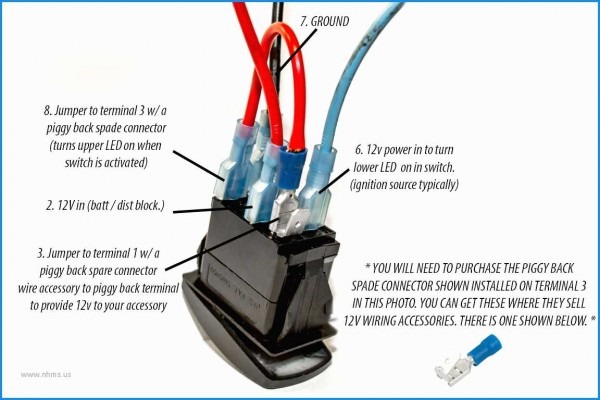 Lighted Toggle Switch Wiring Diagram Complexity Carling Style