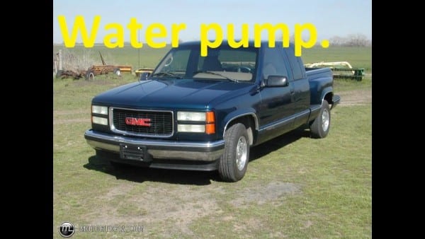 How To Replace A Water Pump 1995 Gmc Sierra