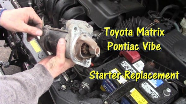 How To Replace The Starter On A Toyota Matrix & Pontiac Vibe By