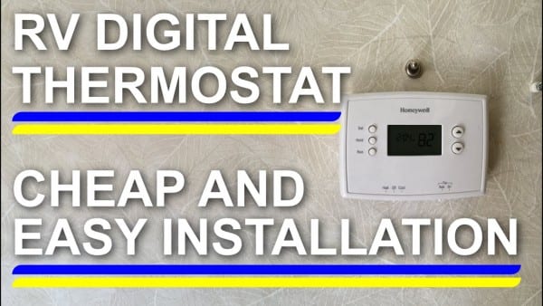 Rv Digital Thermostat Cheap And Easy Install!