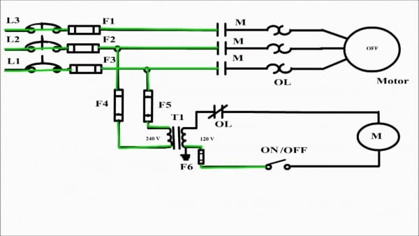 2 Wire Control Circuit Diagram  Motor Control Basics  Controlling