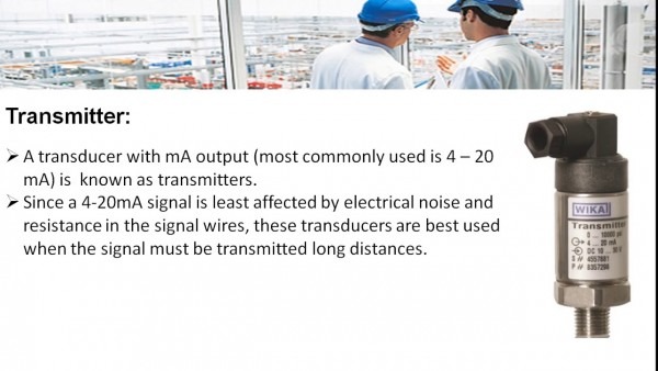 Difference Between Sensor, Transducer, Transmitter And Actuator