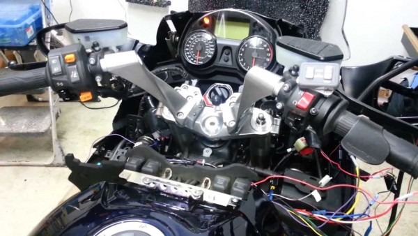 Kawasaki Concours 14 Rostra Electronic Cruise Control Install Part