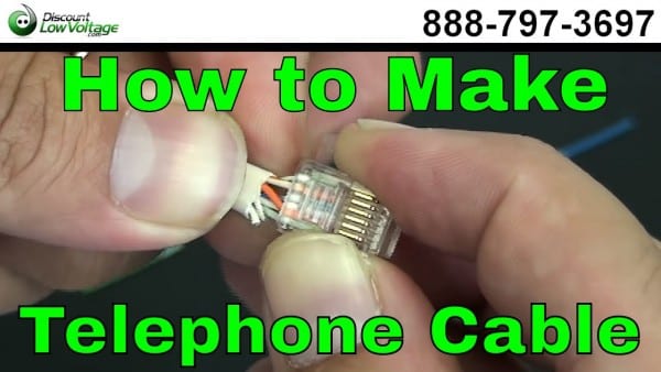 How To Make A Telephone Cable