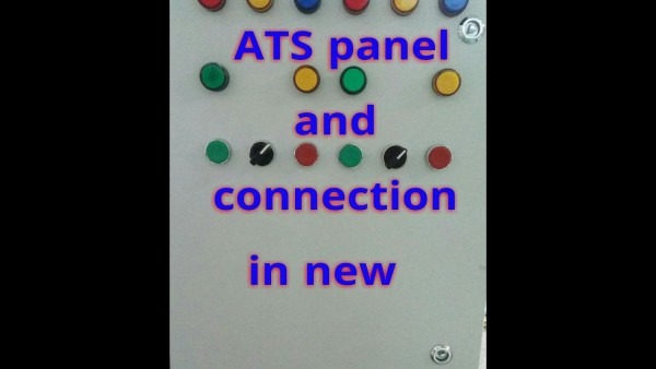 Auto Transfer Switch (ats) Working And Ats Control Panel Wiring