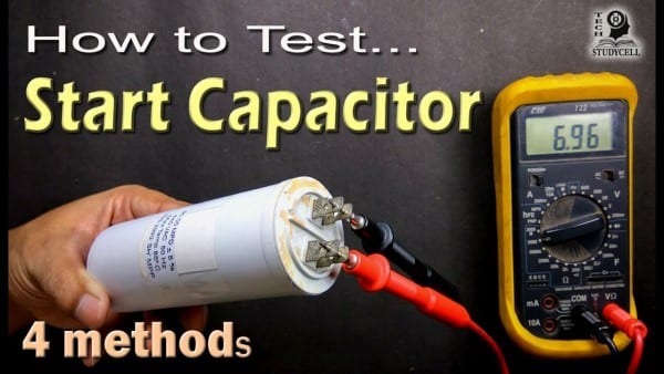 How To Test Motor Start And Motor Run Ac Capacitor Of Ac Fan And