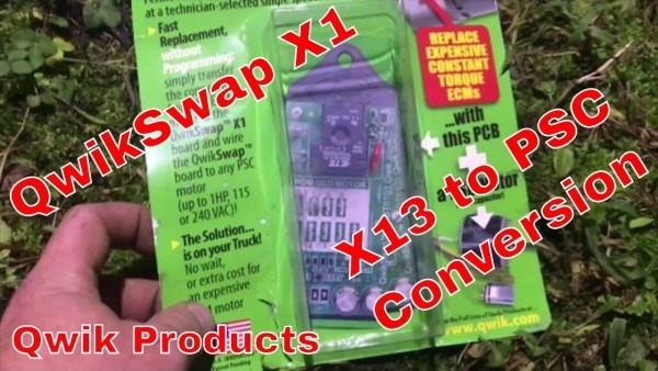 Qwikswap X1 X13 To Psc Motor Replacement