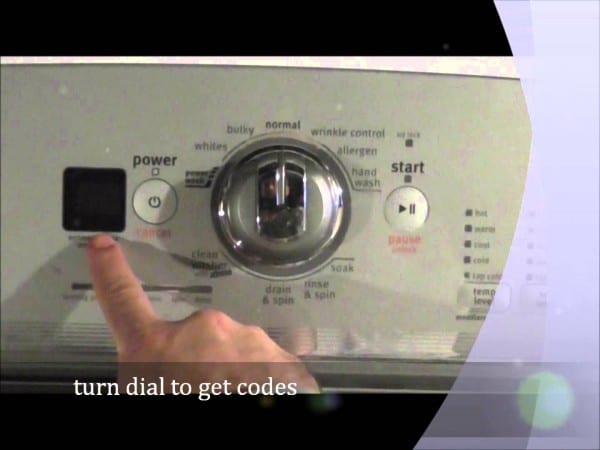 How To Get Codes From A Maytag Bravo X Washer