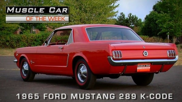 Muscle Car Of The Week Video Episode  114  1965 Ford Mustang 289 K