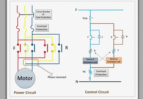 Control Circuit For Forward And Reverse Motor