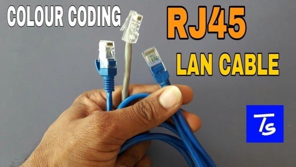 Rj45 Color Coding Connector Cat6 Straight Cable Patch Cord (lan