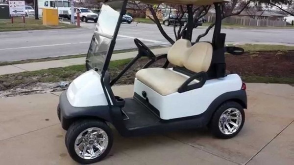Pearl White Club Car Precedent Golf Cart For Sale From
